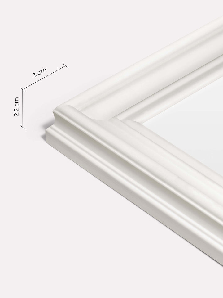 Decorative Frame, White, 70x100 cm - Close-up view